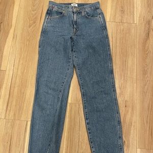 LIGHT BLUE WASH HIGH WAISTED SUNDAY BEST JEANS SIZE 23